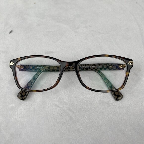 Coach HC 6065 5291 Eyeglasses Frames Dk Tort Military Sig C 51-17-135mm - Picture 10 of 11